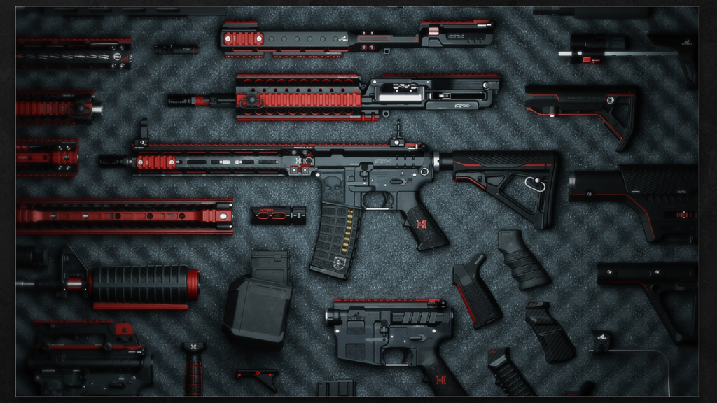 FPS Shooting Game's Guns & Ammunition Load out