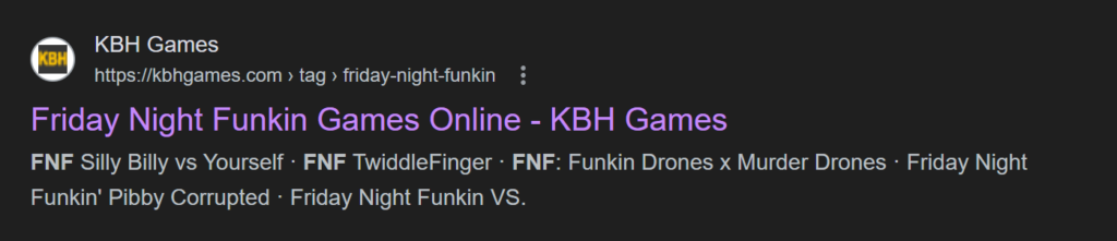 FNF KBH