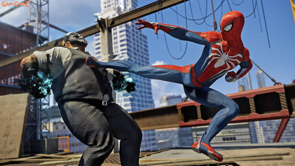 Combat in Spiderman