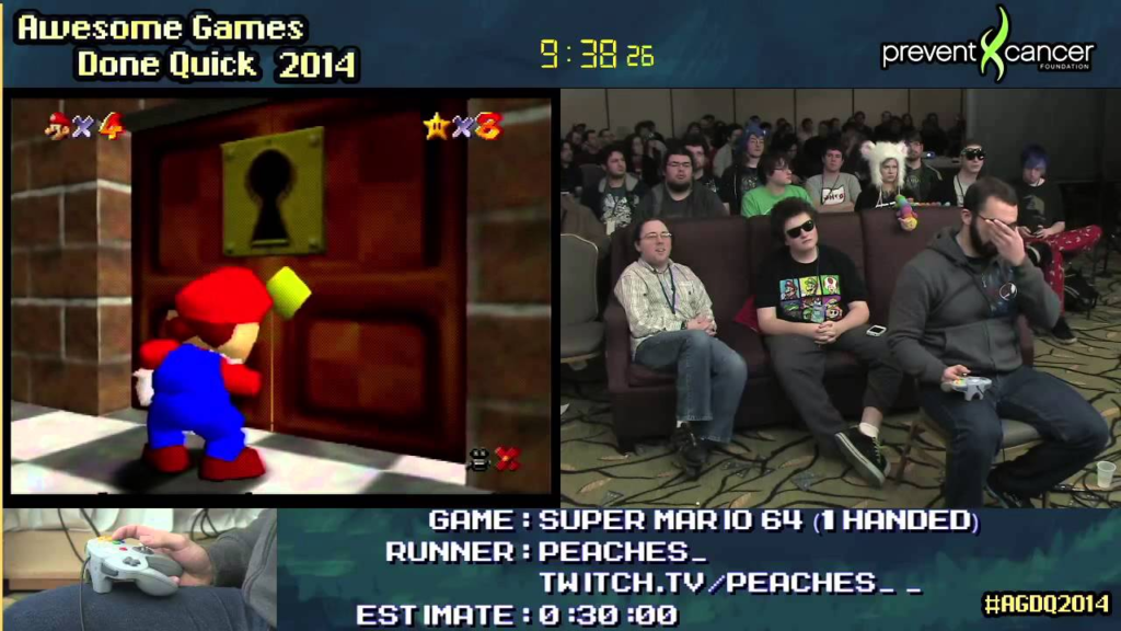 Super Mario 64 speedrun event