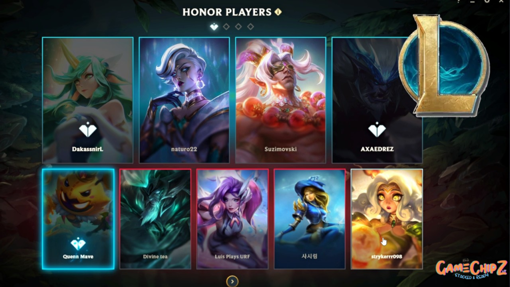 League of legends new honor system